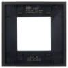 Рамка 1-постовая IEK Skandy SK-M12-G-K02 черный фото 3