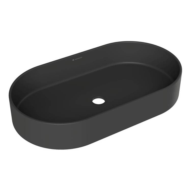 Раковина Aqueduto Espiral ESP0240 60x39, черный матовый