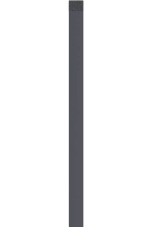 Планка универсальная Vox Linerio U-Trim S/M-Line Anthracite 265x2.5x1.2