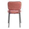 Стул Tetchair Carol (mod. UC06) 20055 coral, черный фото 4