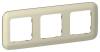 Рамка 3-постовая IEK Flite FI-M32-31-20-K37 шампань