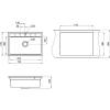 Мойка кухонная Granula Kitchen Space KS-7301 черный фото 3
