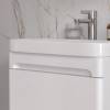 Тумба с раковиной Equil Nice 70 напольная, белая фото 7