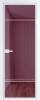 Межкомнатная дверь Profil Doors 4 AX цвет профиля Вайт, стекло безопасное 6 мм фиолетовое шпион 800x2000