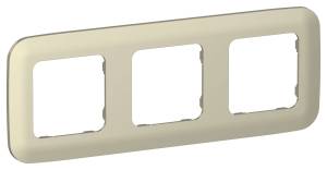 Рамка 3-постовая IEK Flite FI-M32-31-20-K37 шампань