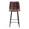 Стул полубарный Tetchair Chilly (mod. 7095пб ) 19656 коричневый, черный фото 4