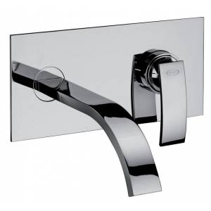 Смеситель для раковины Jacuzzi Glint IQCR208WBJAPI настенный, встраиваемый, хром