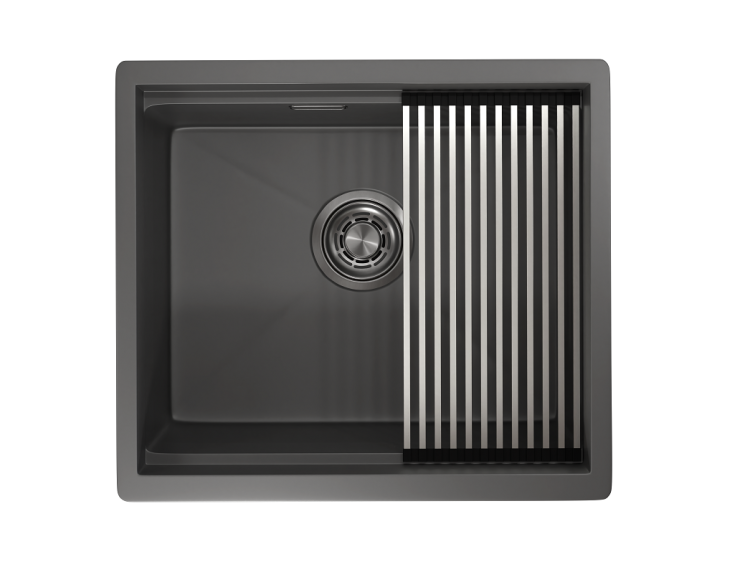 Мойка кухонная Granula Kitchen Space KS-5045U графит матовый