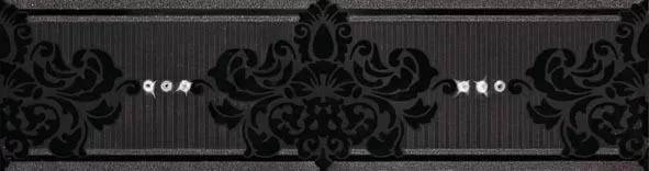 Бордюр Piemme Valentino Elite MRV185 Frise Nero 8x30