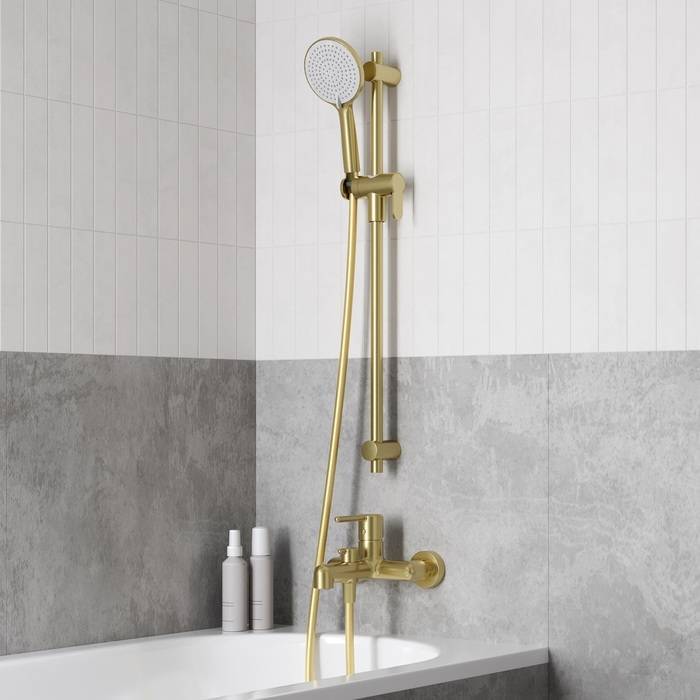 Смеситель для ванны Iddis Aiger AIGMG00i02WA золотой матовый