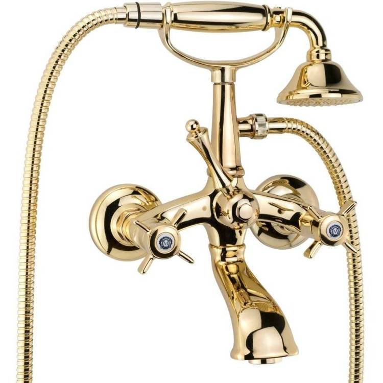 Смеситель для ванны Migliore Korona 28506 золотой