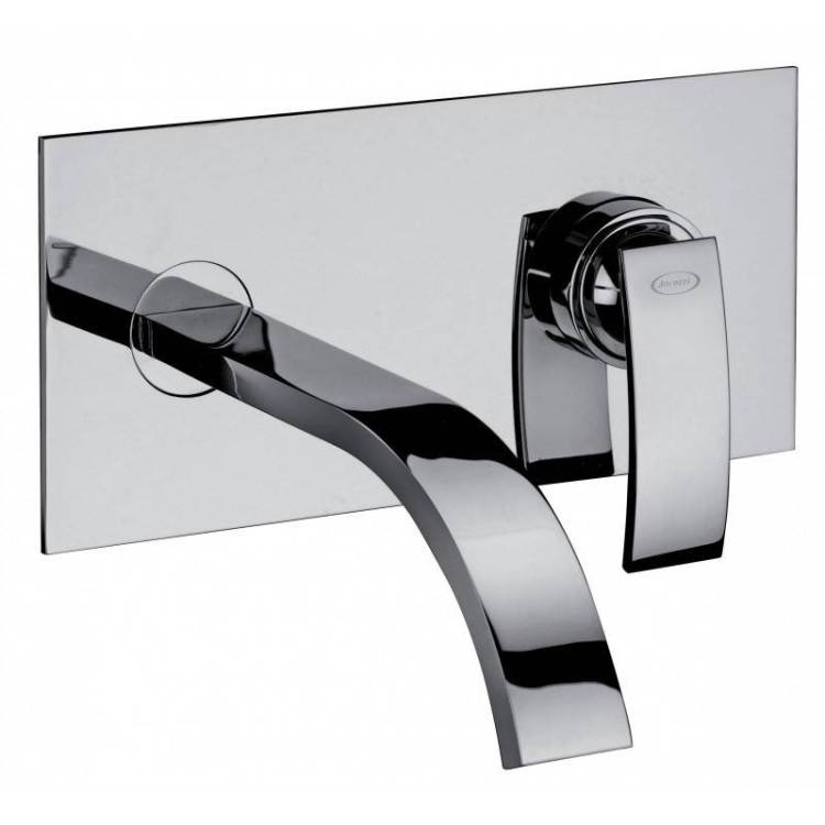 Смеситель для раковины Jacuzzi Glint IQCR208WBJAPI настенный, встраиваемый, хром