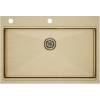 Мойка кухонная Paulmark Vast-pro PM707551-BG 75x51 брашированное золото