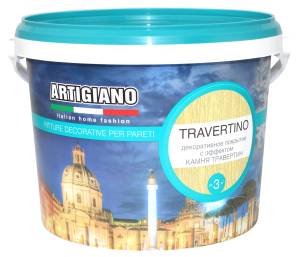 Декоративная штукатурка Artigiano Travertino 7.5 л