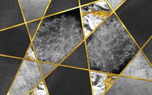 3D Фотообои Artegrafico «Золотое плетение» AM-020 канвас