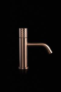 Смеситель для раковины Boheme Stick 121-CB Copper Brushed Diamond