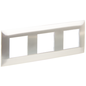 Рамка 3-постовая IEK Skandy SK-M32-M-K50 никель