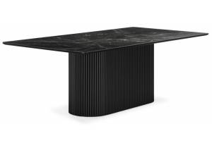 Стол Woodville Ривера 621519 flint nero sahara, черный 220x110x77