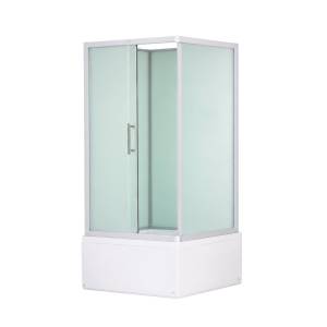 Душевая кабина Esbano Elegancia ESKB108CKRBR с высоким поддоном, с сиденьем