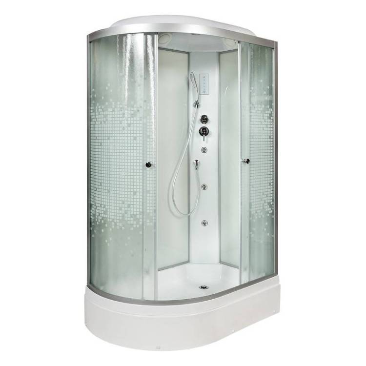Душевая кабина AvaCan L720RGM+EL с гидромассажем и электрикой, 120x80x215