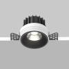 Встраиваемый светильник Maytoni Technical Round DL058-12W4K-TRS-B фото 2
