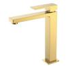 Смеситель для раковины Boheme Qubic 472-MG Matt Gold высокий