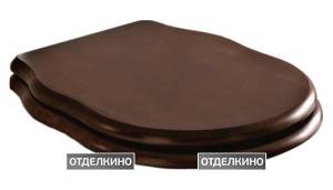 Крышка-сиденье ArtCeram Hermitage HEA004 72 с микролифтом, петли бронза