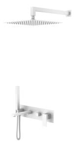 Душевой комплект Boheme Qubic 474-MW Matt White