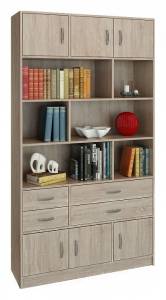 Стеллаж комбинированный МФ Мастер Либерти-62 Либерти-62-ДС дуб сонома