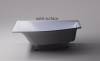 Ванна из искусственного камня Астра-Форм Скат 170x75 Solid Surface, левая, белая матовая