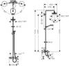 Душевая стойка Hansgrohe Croma Select E 180 2 jet 27352400 фото 2