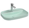 Раковина Isvea Infinity 55 10NF50055SV-2T мятно-зеленый матовый, 55x40