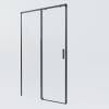 Душевая дверь в нишу Vincea Soft 2 VDS-3SO2110CLB профиль черный, стекло прозрачное, 110x200 фото 8
