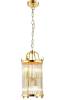 Светильник подвесной Crystal Lux Tadeo SP4 D200 Gold/Transparent фото 2