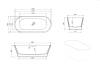 Акриловая ванна Royal Bath Pafos RB610000CH белая, 180x80 фото 3