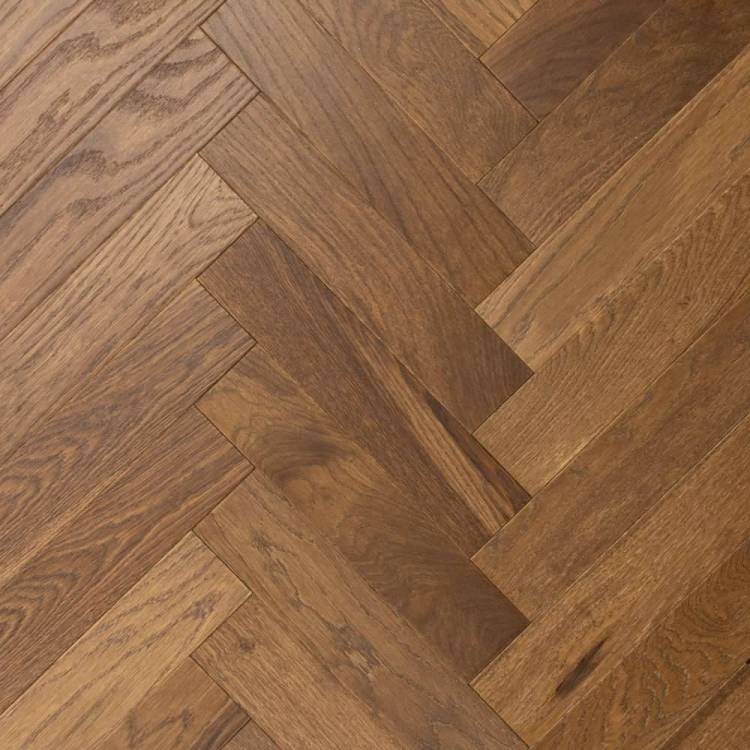Паркетная доска Lab Arte Angle Дуб Селект Табак лак 500x150x14