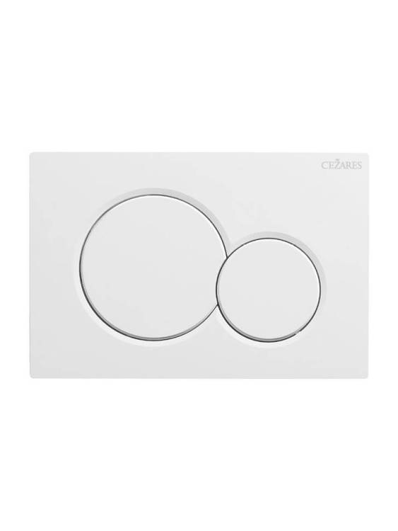 Кнопка смыва Cezares Stylus STYLUS-BTN-BL белый глянец