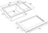 Комплект Paulmark PM317850-GRM серый металлик + Смеситель Paulmark Essen Es213211-402 для кухонной мойки, серый металлик фото 6
