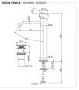 Смеситель для раковины Remer Element ET10LXL хром фото 2