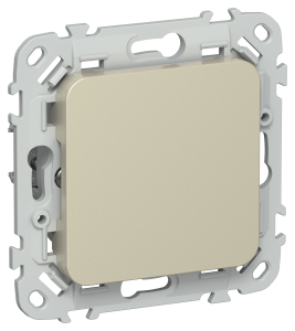 Заглушка с суппортом IEK Flite FI-PL10-K37 шампань