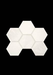 Мозаика Estima Luna 39616 Mosaic/LN00_NS/TE00_NS/25x28,5/Hexagon White 25x28.5