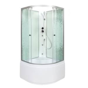 Душевая кабина AvaCan L980NGM с гидромассажем, 80x80x200