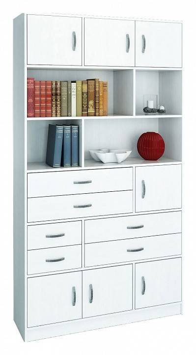 Шкаф комбинированный МФ Мастер Либерти-61 Либерти-61-БТ белый