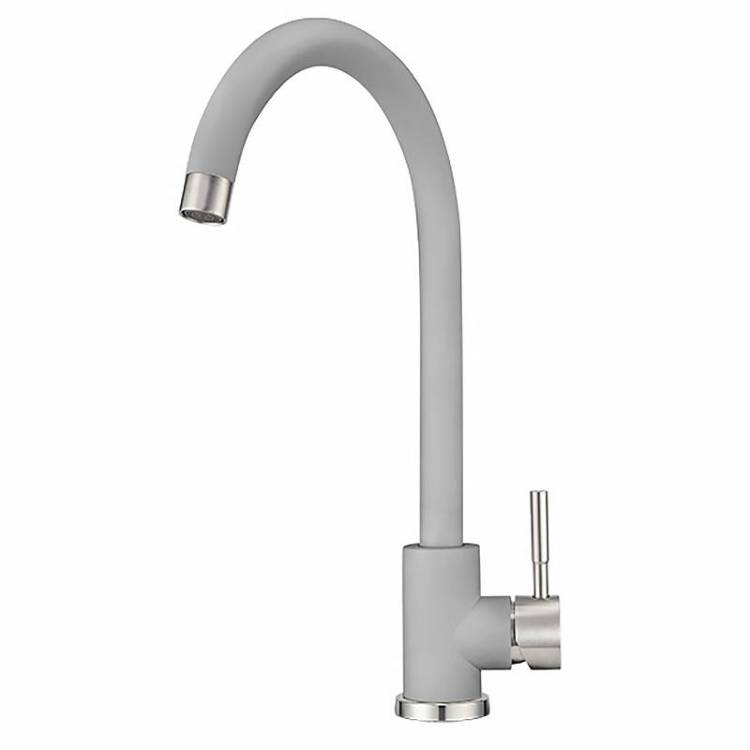 Смеситель для кухни Point PN3101AL серый