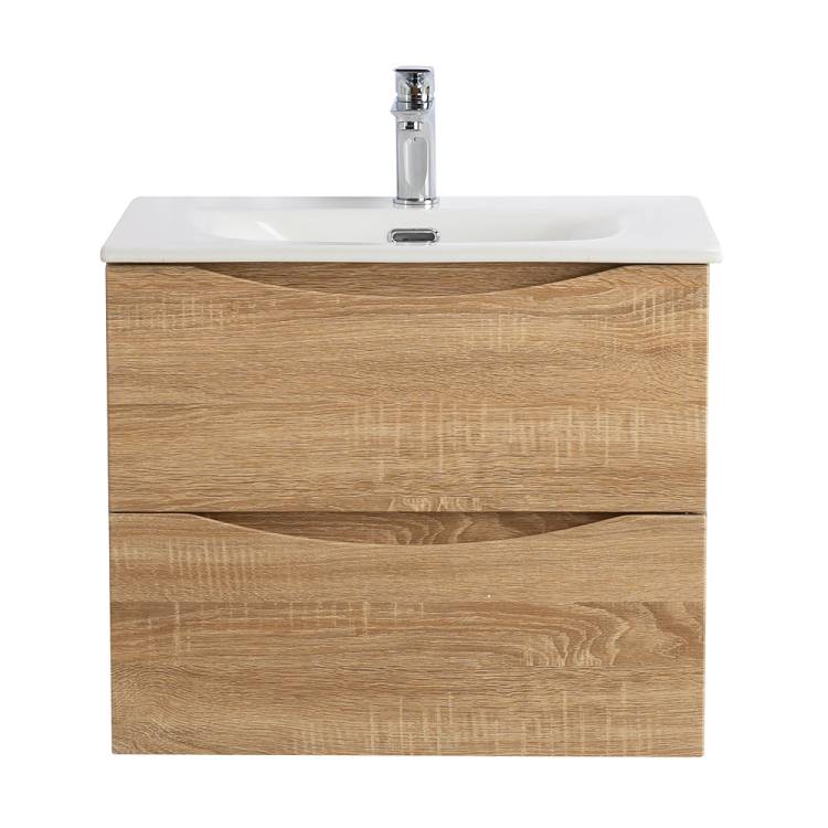 Тумба под раковину BelBagno MARINO-CER-N-700-2C-SO-WO-P подвесная, Rovere Bianco, 69.6x45.5