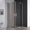 Душевой уголок Cezares Slider AH 2 80/90-90/100 BR Cr профиль хром, стекло бронза
