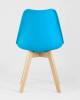 Набор из 4 стульев Stool Group Frankfurt Y863 aqua X4 бирюзовый фото 6