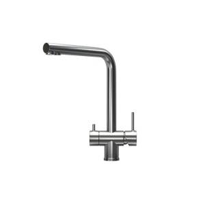 Смеситель для кухни Granula Kitchen Space KS-7011, СТАЛЬ САТИН