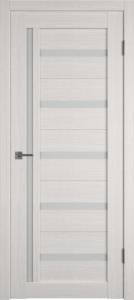 Межкомнатная дверь Владимирская Фабрика Дверей Atum 18 Bianco стекло White Cloud 900x2000