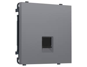 Комплект механизма компьютерной розетки Ambrella Volt Sigma MS872010 платиново-серый мягкое касание